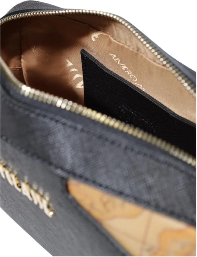 Alviero Martini 1a Classe Stijlvolle Kleine PVC Dames Tas Black Dames