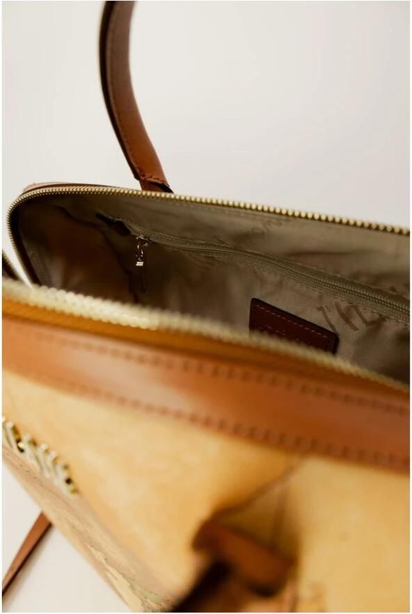 Alviero Martini 1a Classe Beige Leren Handtas Herfst Winter Collectie Beige Dames - Foto 4