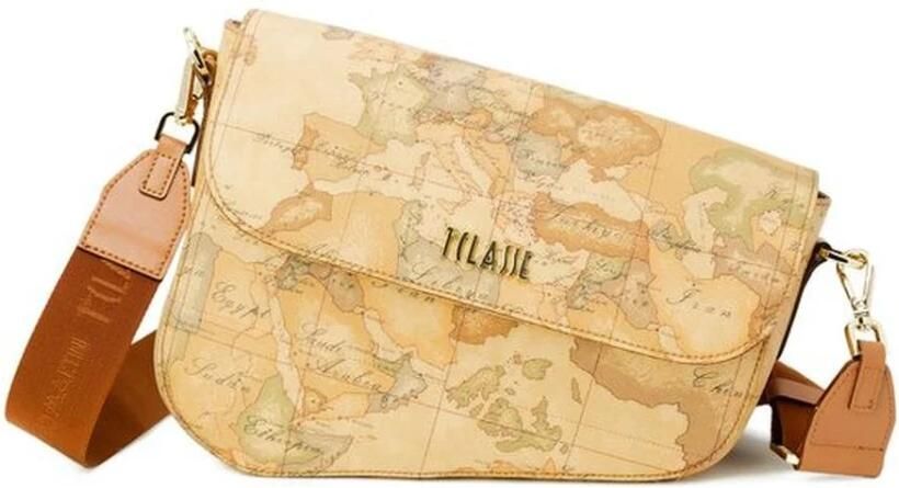 Alviero Martini 1a Classe Stijlvolle leren handtas met afwerking Beige Dames - Foto 5