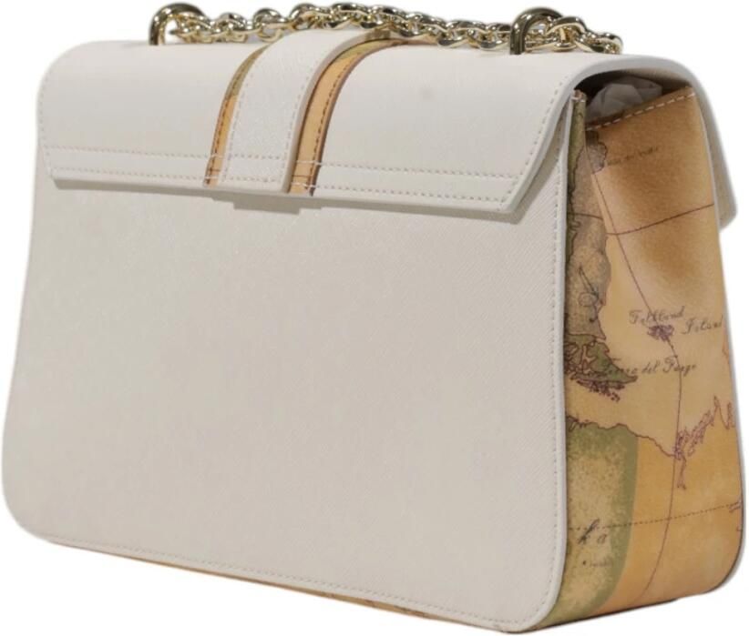 Alviero Martini 1a Classe Stijlvolle Middelgrote Tassen Collectie in PVC Beige Dames - Foto 4