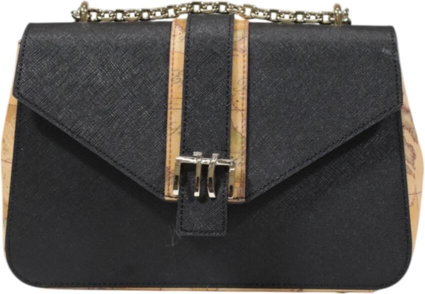 Alviero Martini 1a Classe Stijlvolle Middelgrote Tassen Collectie in PVC Black Dames - Foto 5