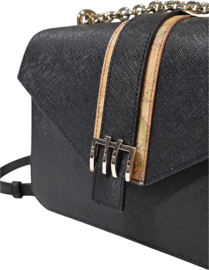 Alviero Martini 1a Classe Stijlvolle Middelgrote Tassen Collectie in PVC Black Dames - Foto 2