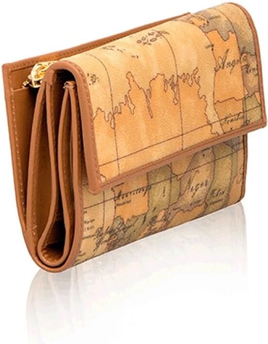 Alviero Martini 1a Classe Stijlvolle Portemonnee voor Mannen en Vrouwen Brown Dames - Foto 3