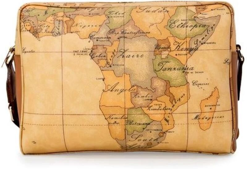 Alviero Martini 1a Classe Stijlvolle Textuur Handtas voor Vrouwen Brown Dames - Foto 5