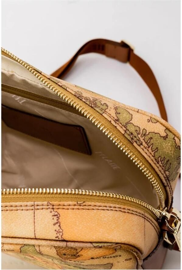 Alviero Martini 1a Classe Stijlvolle Textuur Handtas voor Vrouwen Brown Dames - Foto 3