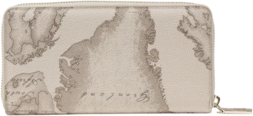 Alviero Martini 1a Classe Stijlvolle Zip-Around Leren Portemonnee Beige Dames - Foto 5