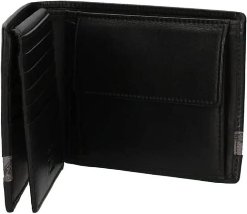 Alviero Martini 1a Classe Stijlvolle Polyester Portemonnee met Zakken Black Heren - Foto 3