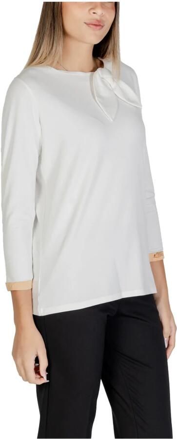 Alviero Martini 1a Classe Witte katoenen blend tops & T-shirts White Dames - Foto 3
