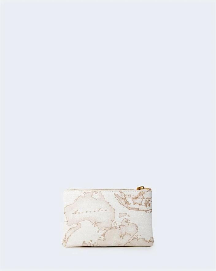 Alviero Martini 1a Classe Witte Textuur Compacte Tas met Rits White Dames - Foto 2