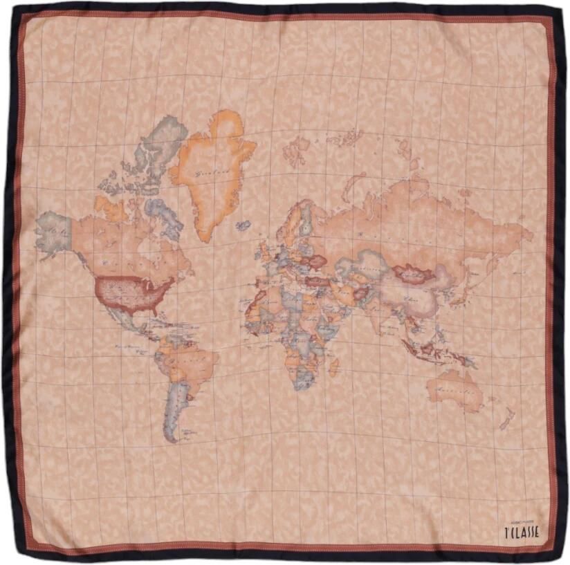 Alviero Martini 1a Classe Zijden sjaal voor dames herfst winter collectie Multicolor Dames