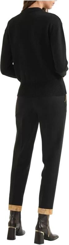 Alviero Martini 1a Classe Zwart Langemouw Gebreide Kleding Herfst Winter Black Dames - Foto 5
