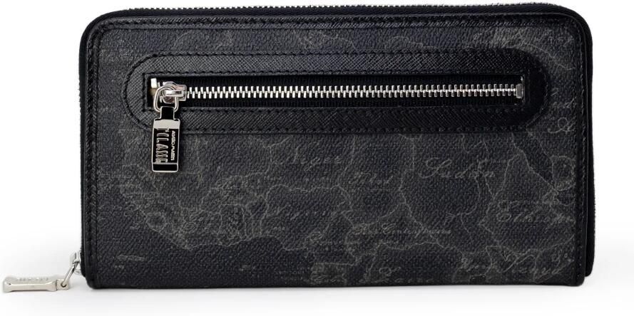 Alviero Martini 1a Classe Zwarte leren portemonnee met polyurethaan afwerking Black Dames - Foto 4