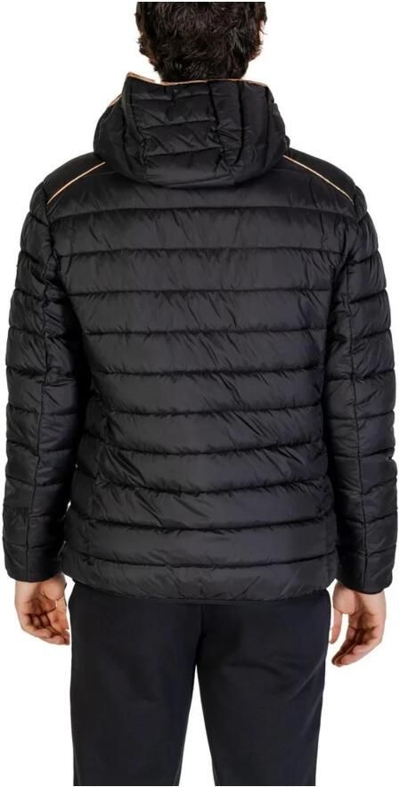 Alviero Martini 1a Classe Zwarte Lichtgewicht Polyamide Jas Black Heren