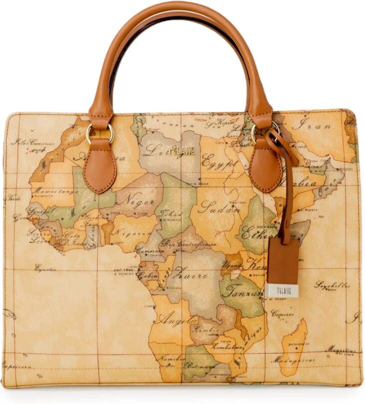 Alviero Martini 1a Classe Fantasia Logo Dames Tas Lente Zomer Collectie Multicolor Dames