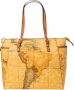 Alviero Martini 1a Classe Klassieke Geo Print Schouder Shopping Tas Brown Dames - Thumbnail 3