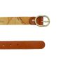 Alviero Martini 1a Classe Klassieke Omkeerbare Leren Riem met Geo Print Brown Dames - Thumbnail 3