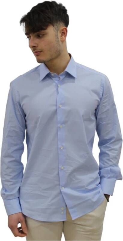 Alviero Martini 1a Classe Casual Shirts Blauw Heren