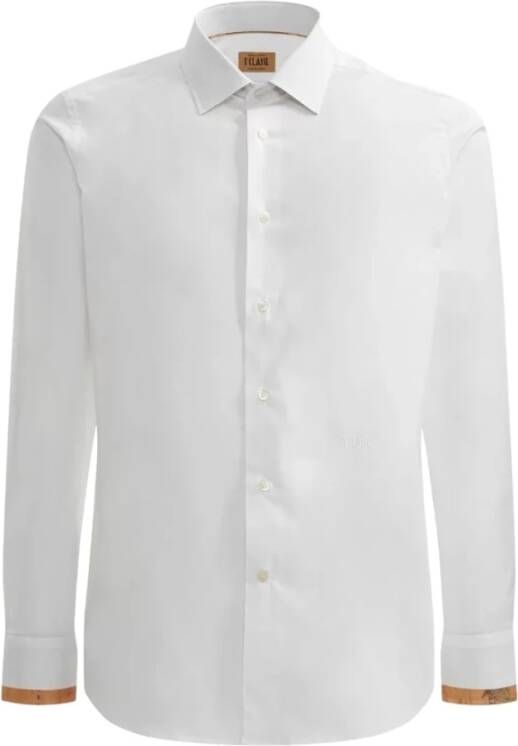 Alviero Martini 1a Classe Casual Shirts Wit Heren