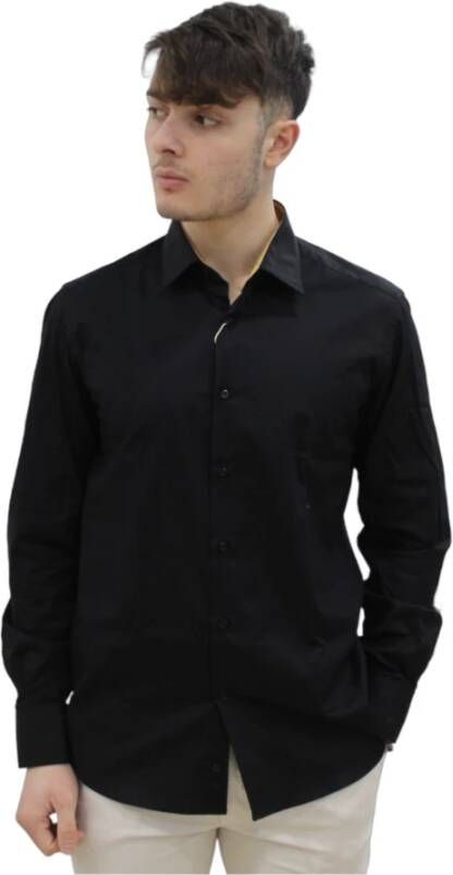 Alviero Martini 1a Classe Lange mouwen overhemd Black Heren