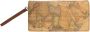 Alviero Martini 1a Classe Geo Classic Clutch met Polsband Brown Dames - Thumbnail 1