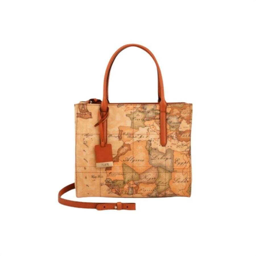 Alviero Martini 1a Classe Geo Classic 3 Pockets Bag Bruin Dames