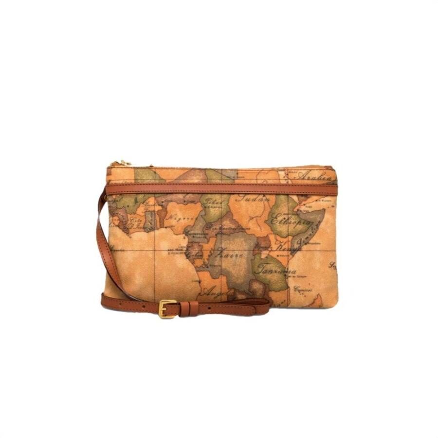 Alviero Martini 1a Classe Geo Classic Bandoliera Media Bruin Dames