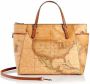 Alviero Martini 1a Classe Klassieke Geo Beige Handtas met Dubbele Draagbaarheid Beige Dames - Thumbnail 1