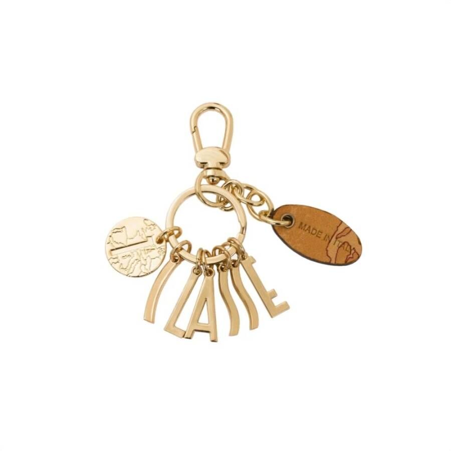 Alviero Martini 1a Classe Logo Let Dames Sleutelhanger Brown Dames