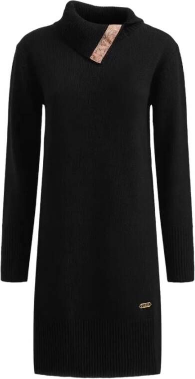 Alviero Martini 1a Classe Knitted Dresses Zwart Dames