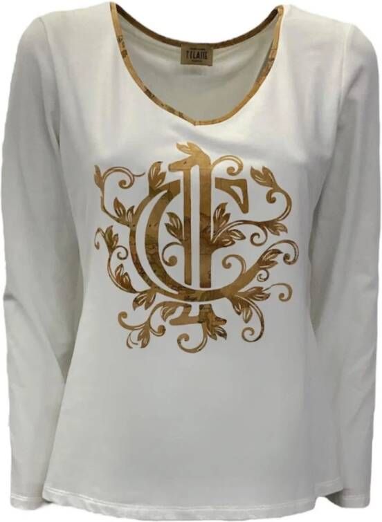 Alviero Martini 1a Classe Knitwear White Dames