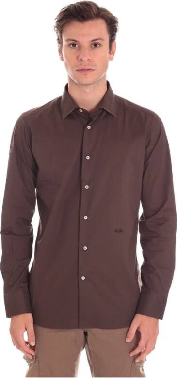 Alviero Martini 1a Classe Overhemd Bruin Heren