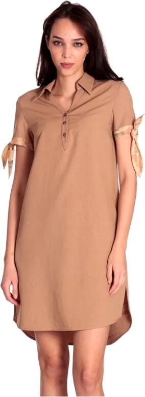 Alviero Martini 1a Classe Shirt Dresses Bruin Dames