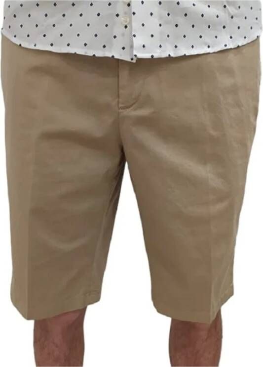 Alviero Martini 1a Classe Shorts Bermuda U4601Ue83 Beige Heren