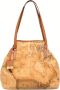Alviero Martini 1a Classe Klassieke Geo Print Schoudertas Brown Dames - Thumbnail 1