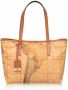 Alviero Martini 1a Classe Klassieke Geo Shopper Tas Brown Dames - Thumbnail 2