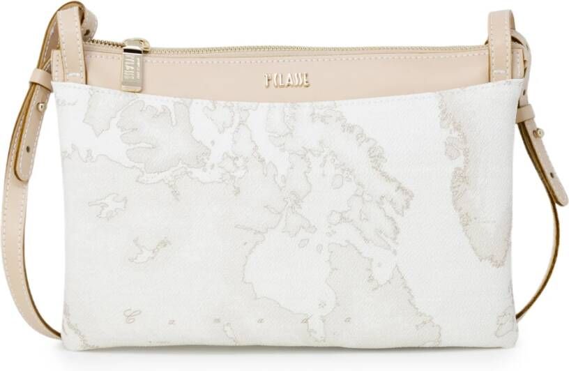 Alviero Martini 1a Classe Witte Polyethyleen Dames Handtas Lente Zomer Collectie White Dames