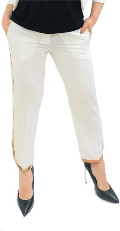 Alviero Martini 1a Classe Smockong D0419Np69 broek Wit Dames