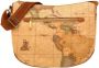 Alviero Martini 1a Classe Klassieke Geo Print Schoudertas Brown Dames - Thumbnail 1