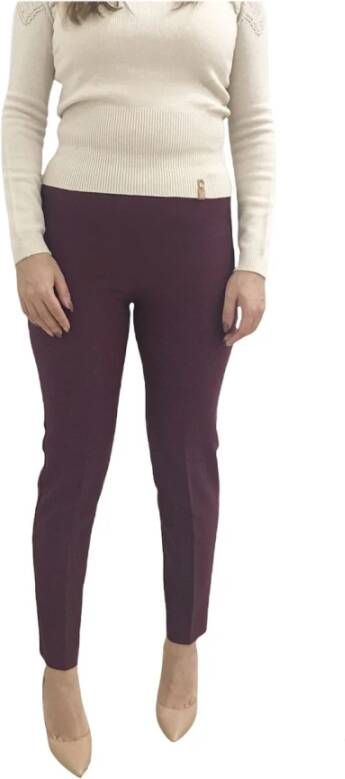 Alviero Martini 1a Classe Stijlvolle Herenbroeken Red Dames