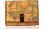 Alviero Martini 1a Classe Klassieke Geo Print Kleine Portemonnee Brown Dames - Thumbnail 1