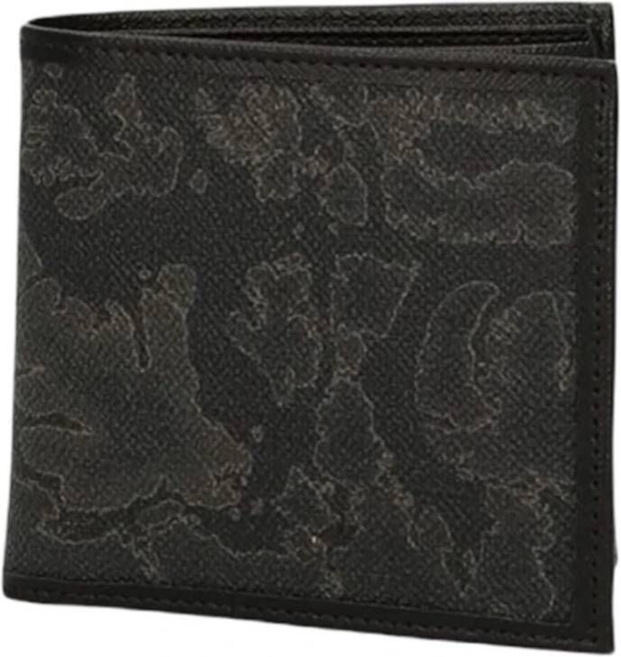 Alviero Martini 1a Classe Heren Zwart Geo Classic Portemonnee Black Heren
