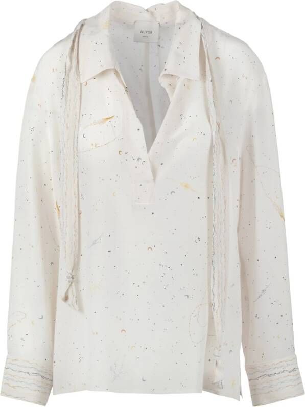 Isabel Marant Étoile Geborduurde Shirt Britten Beige Dames