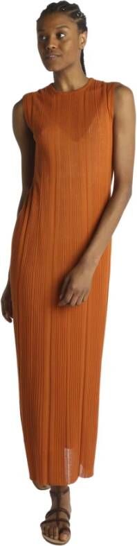 Alysi Maxi -jurken Oranje Dames