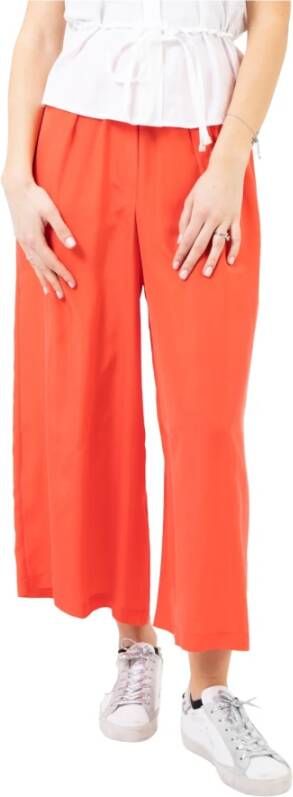 Alysi Wide Trousers Rood Dames