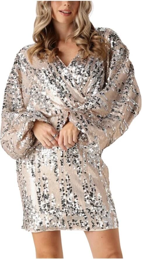 Amaya Amsterdam Every Dress Mini Jurk Zilver Gray Dames - Foto 7