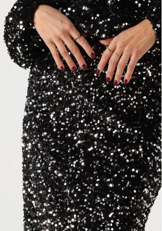 Amaya Amsterdam Glamoureuze Zwarte Midi Rok Black Dames - Foto 4