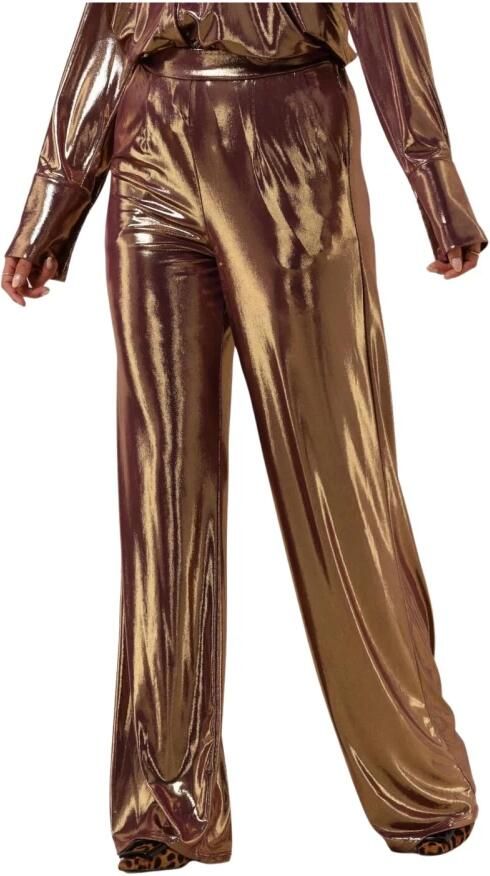 Amaya Amsterdam Gouden Ida Broeken voor Vrouwen Yellow Dames - Foto 5