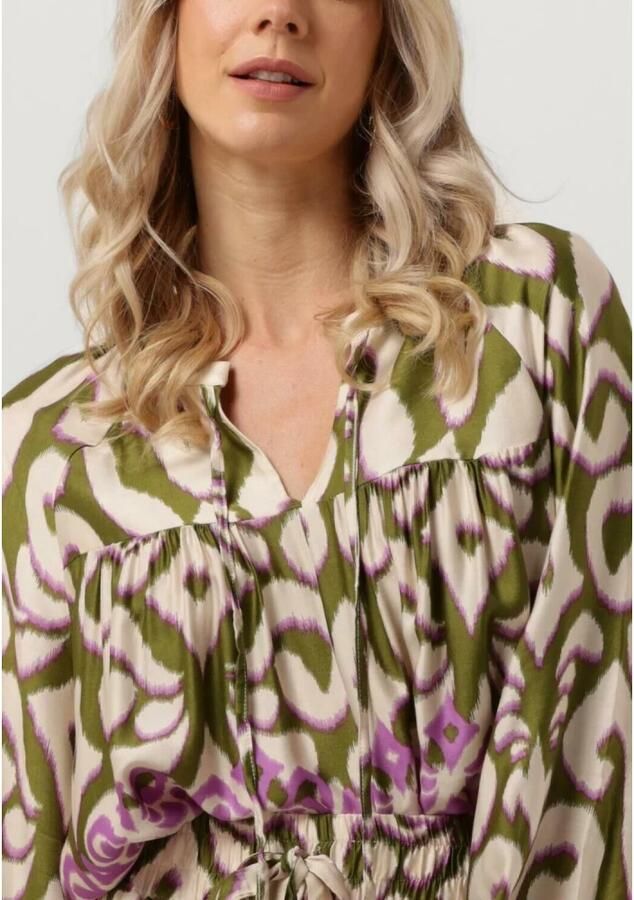 Amaya Amsterdam Groene Carmen Blouse Green Dames - Foto 2