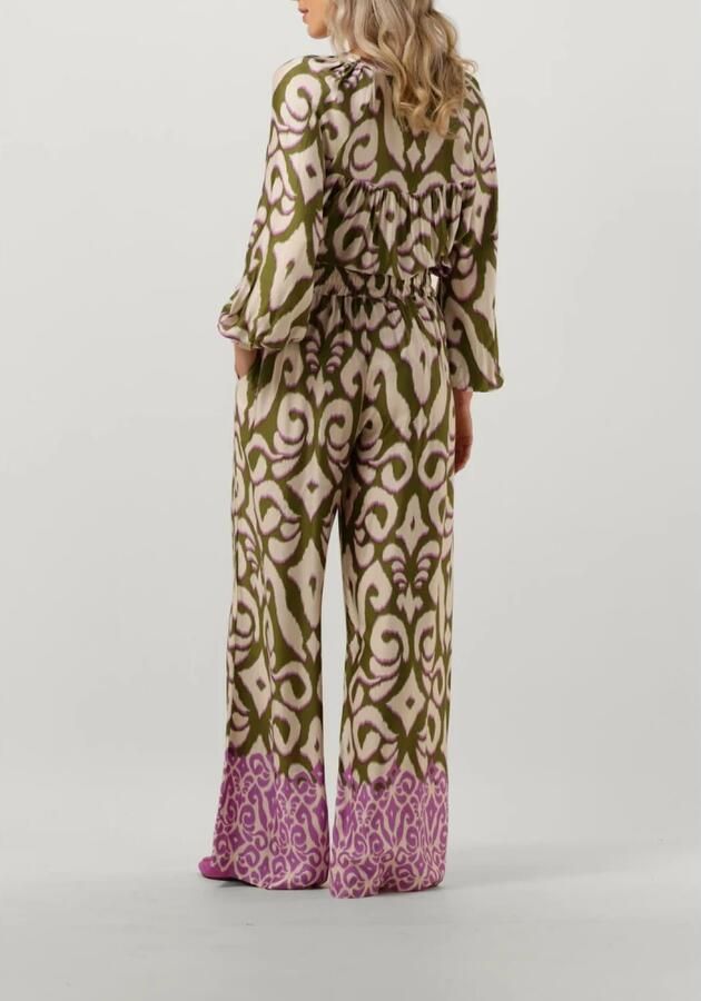 Amaya Amsterdam Groene Carmen Blouse Green Dames - Foto 3