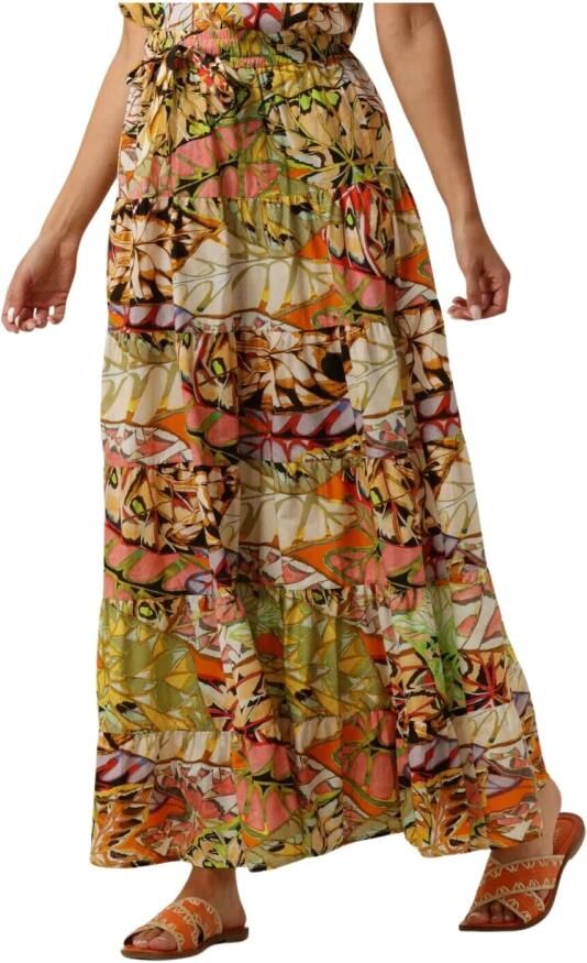 Amaya Amsterdam Kleurrijke Maxi Rok Jennifer Multicolor Dames - Foto 5